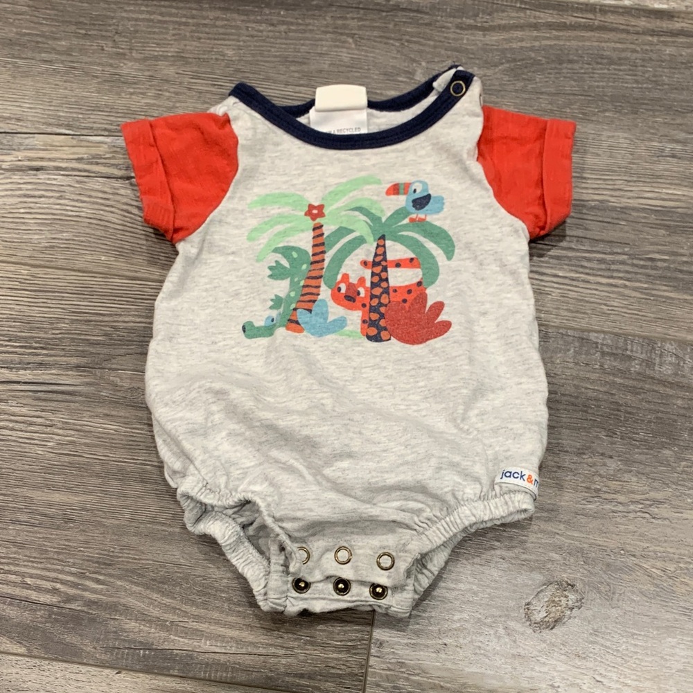 Jack & Milly Gray and‎ Navy Kids Bodysuit